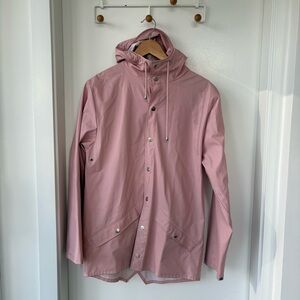 RAINS Pink Rain Jacket Size XXS/XS